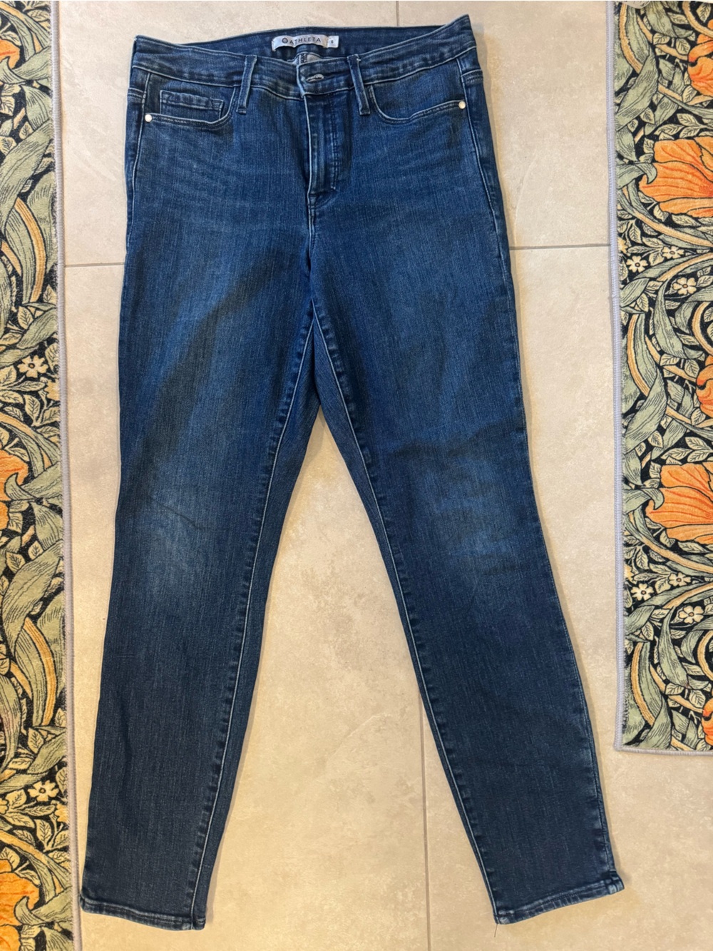 Athleta Women's Dark Blue Skinny Jeans
